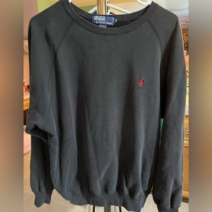 Polo Ralph Lauren men’s long sleeve sweatshirt, size medium, color charcoal gray